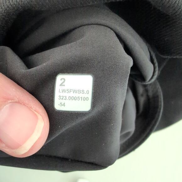 Lululemon Utilitech Relaxed Mid-Rise Trouser 7/8 Length Black Pants Women's 2 - Picture 8 of 12